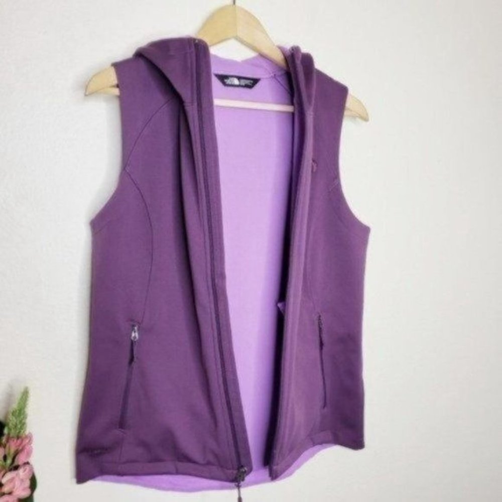 The North Face Purple Canyonwall Hoodie Vest Women's Size Medium - Picture 4 of 7